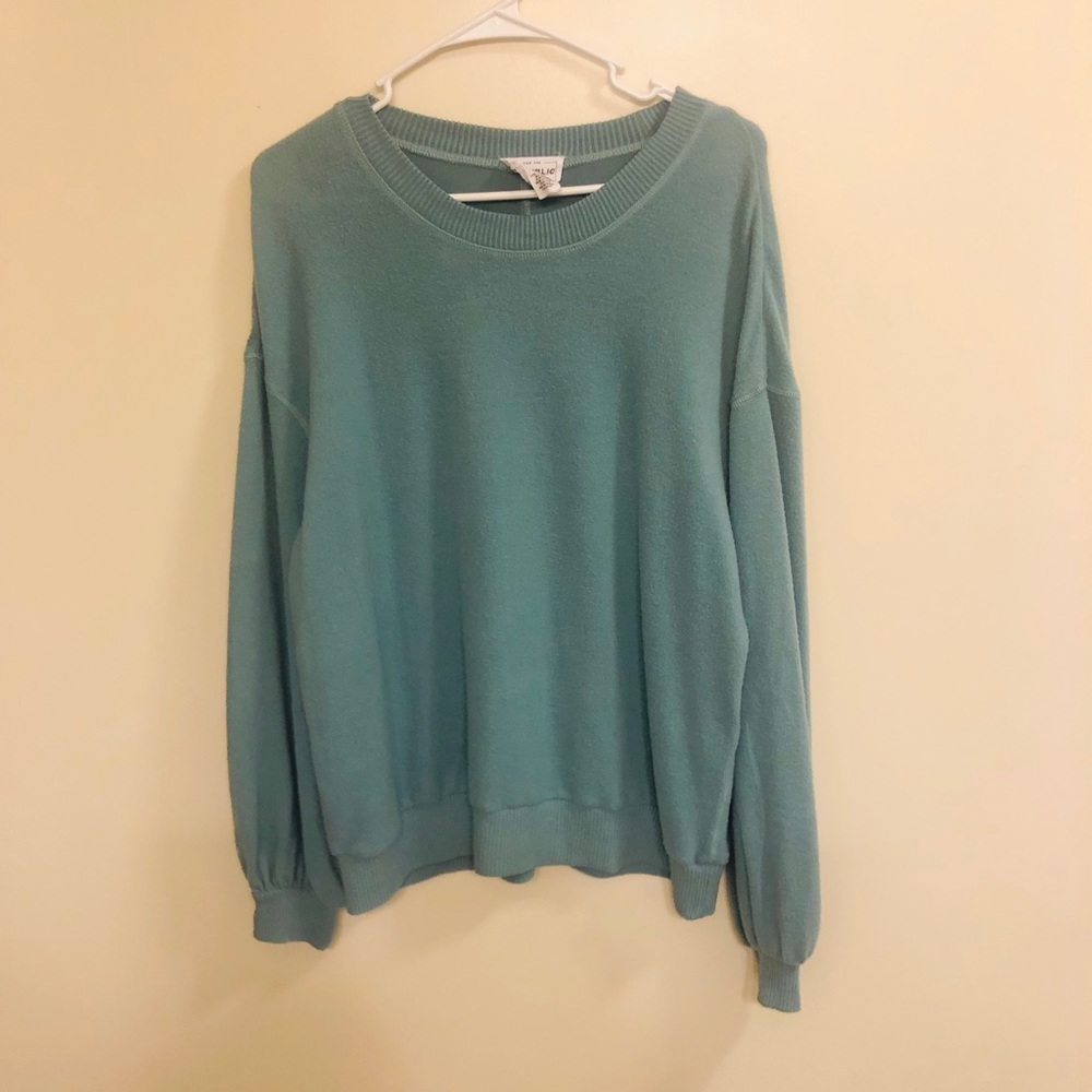 For The Republic Light Blue Cozy Sweater
